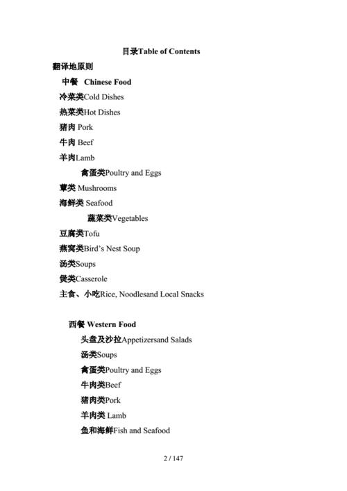 外国中餐馆菜单 用英语设计一份菜单图片-第1张图片-知源网